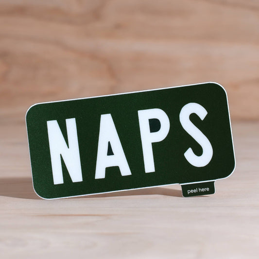 "NAPS" Vinyl Sticker