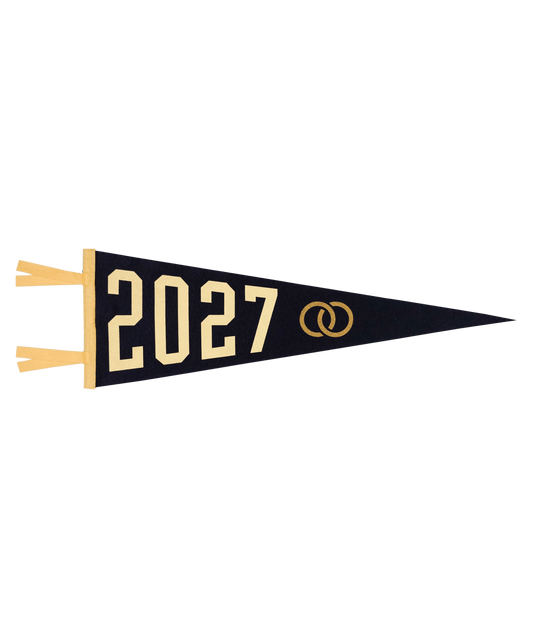 2027 Wedding Pennant - Wander Together Outfitters