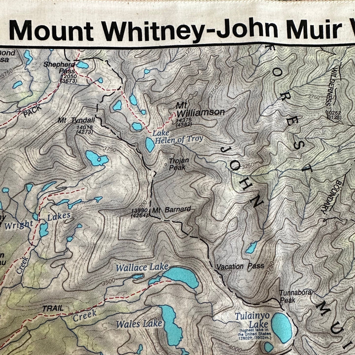Mount Whitney John Muir Wilderness Bandana