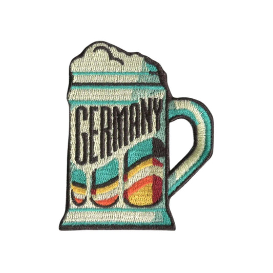 Germany Embroidered Iron On Beer Stein Patch