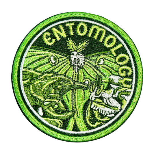Entomology Round Insect Lover Iron On Patch