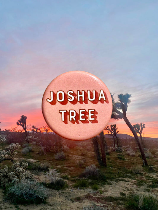 Joshua Tree Desert Cities Button Pin