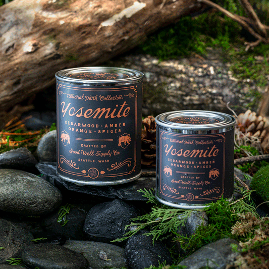 Yosemite National Park Candle (Cedar, Amber, Orange, Spice)