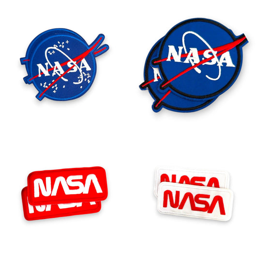 NASA Themed Iron On Patch Collection