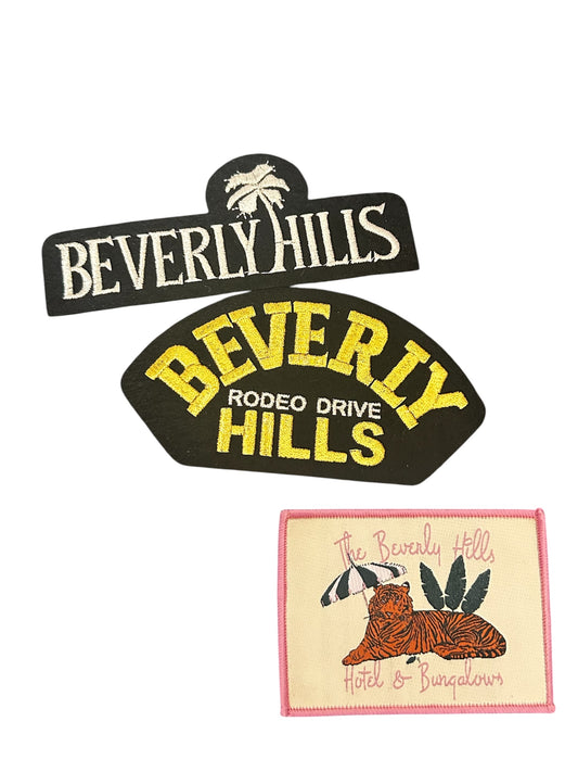 Beverly Hills Iron On Patch Collection