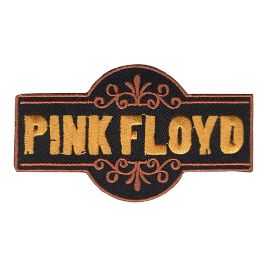 Pink Floyd Brown Logo Iron On Patch
