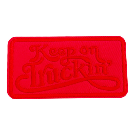 Keep On Truckin’ Iron On Patch
