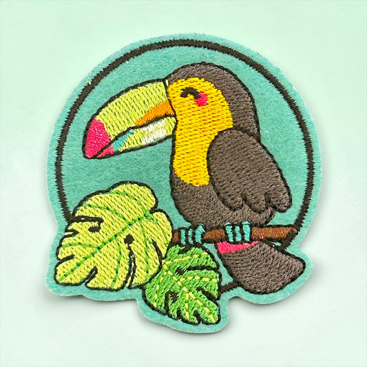 Tropical Toucan Iron On Patch