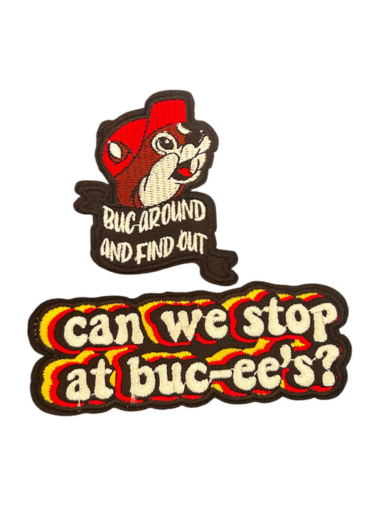Buc-ee’s Iron On Embroidered Patches