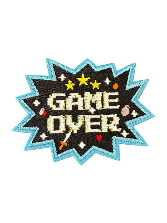 Game Over Iron On Patch