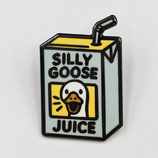 Silly Goose Juice Enamel Pin