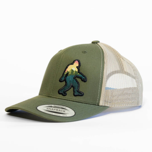 Adventure Sasquatch Hat - Bigfoot Walking in Mountains - Wander Together Outfitters