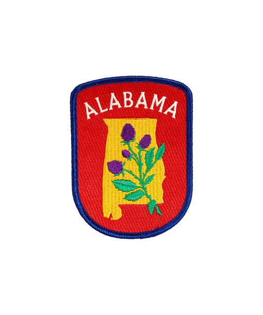 Alabama Embroidered Patch - Wander Together Outfitters