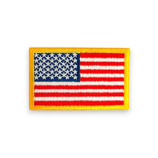 American Flag Iron On Embroidered Patch - Wander Together Outfitters