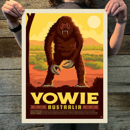 Australia: Yowie (Legends & Monsters) Art Print - Wander Together Outfitters