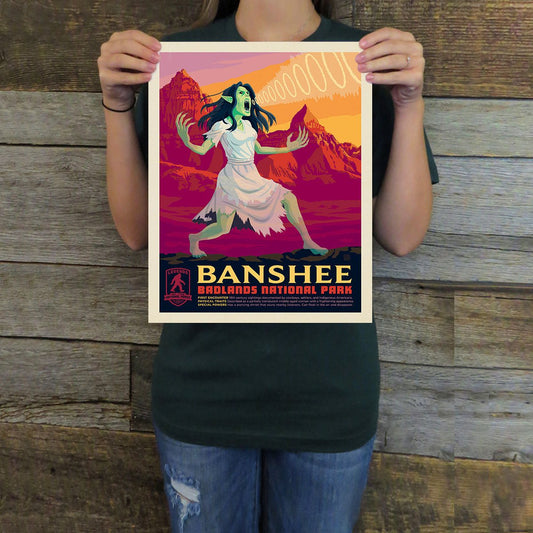 Badlands National Park: Banshee (Legends & Monsters) Art Print - Wander Together Outfitters