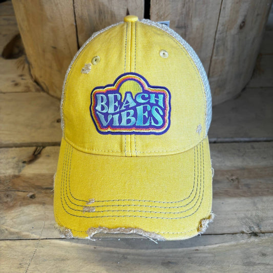 Beach Vibes Patch Hat - Wander Together Outfitters
