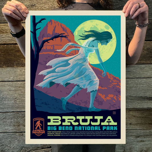 Big Bend National Park: Bruja (Legends & Monsters) Art Print - Wander Together Outfitters