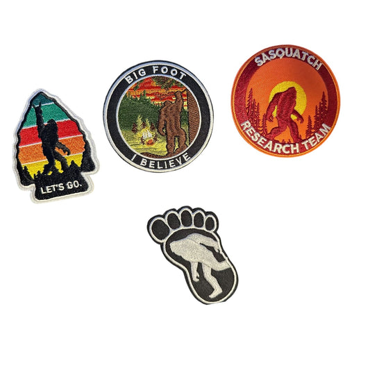 Bigfoot Iron On Patches (Variety) - Wander Together Outfitters