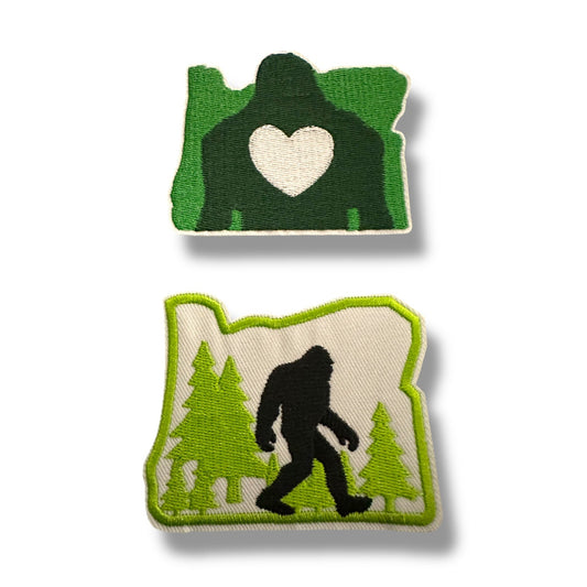 Bigfoot Oregon Iron On Patches (Various) - Wander Together Outfitters