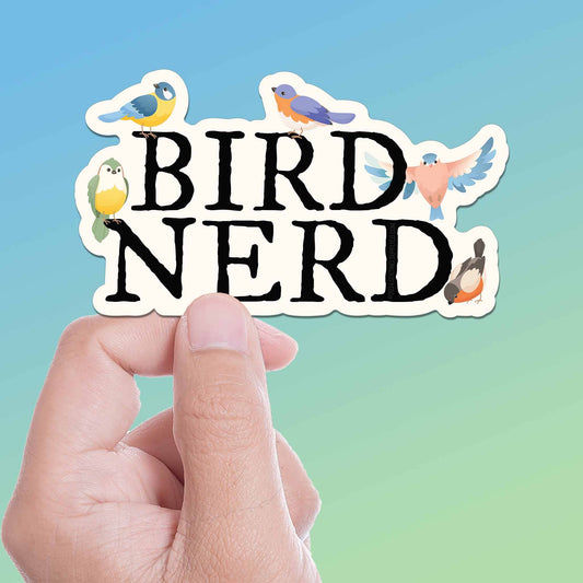 “Bird Nerd” Birding Sticker - Wander Together Outfitters