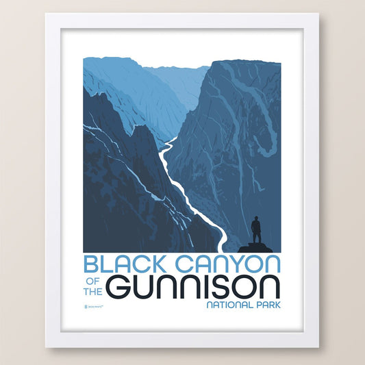 Black Canyon of The Gunnison National Park Painted Prints - Wander Together Outfitters