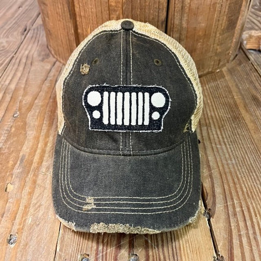 Black Jeep Grill Hat - Wander Together Outfitters