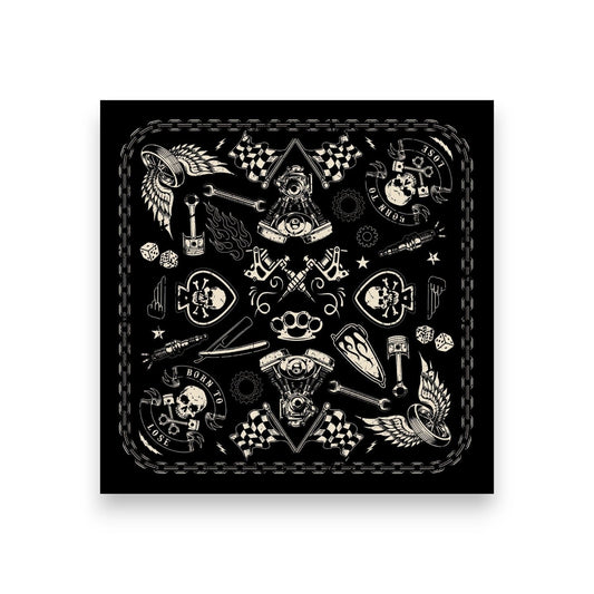 Born to Lose Biker Bandana - Wander Together Outfitters