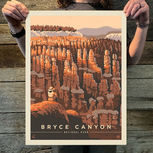 Bryce Canyon National Park: Hoodoo Valley (63 National Parks) Art Print - Wander Together Outfitters