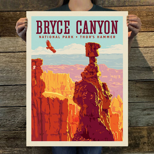 Bryce Canyon National Park: Thor's Hammer Art Print - Wander Together Outfitters