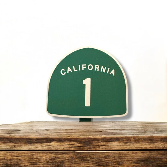 California 1 Pacific Coast Highway Vinyl Sticker - Wander Together Outfitters