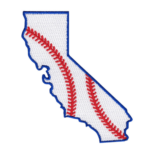California Baseball Iron On Patch - Wander Together Outfitters