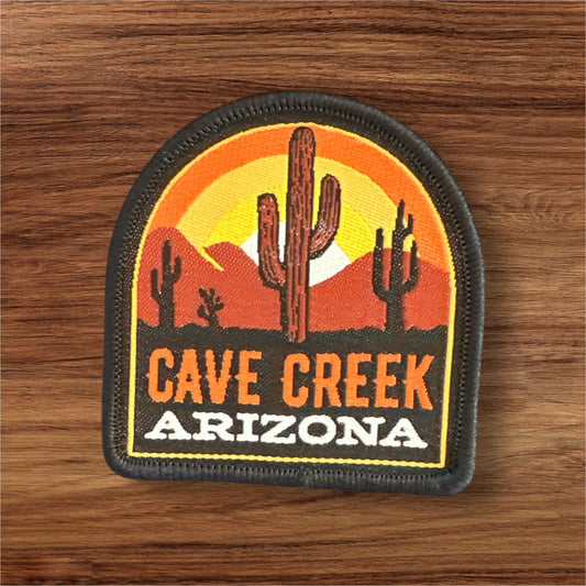Cave Creek Arizona Iron On Patch - Wander Together Outfitters