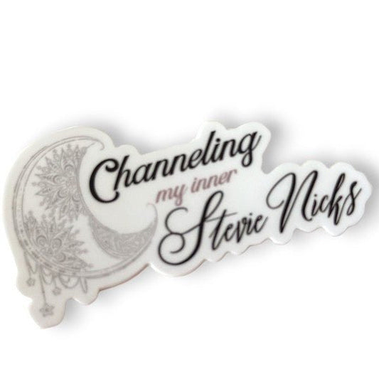 "Channeling My Inner Stevie Nicks" Vinyl Sticker - Wander Together Outfitters