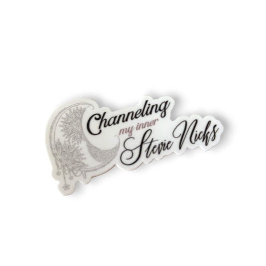 "Channeling My Inner Stevie Nicks" Vinyl Sticker - Wander Together Outfitters