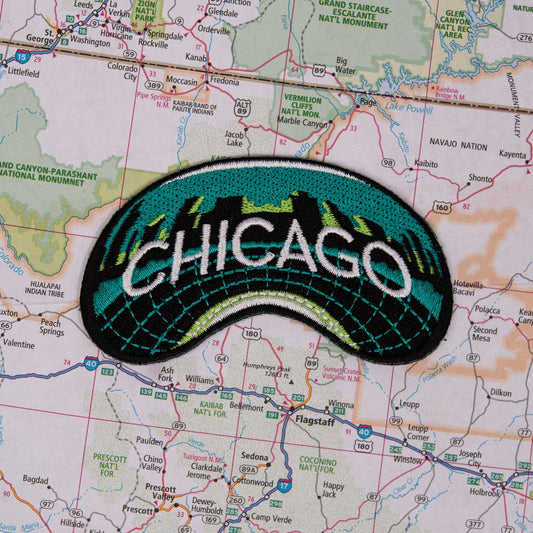 Chicago “Bean” Cloudgate Iron On Patch - Wander Together Outfitters