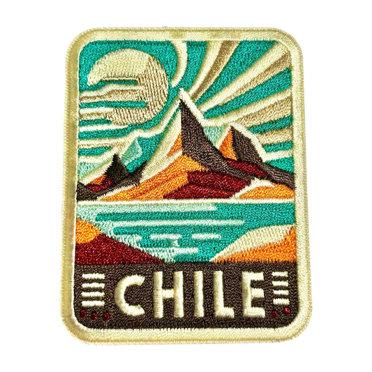 Chile Landscape Iron On Patch - Wander Together Outfitters