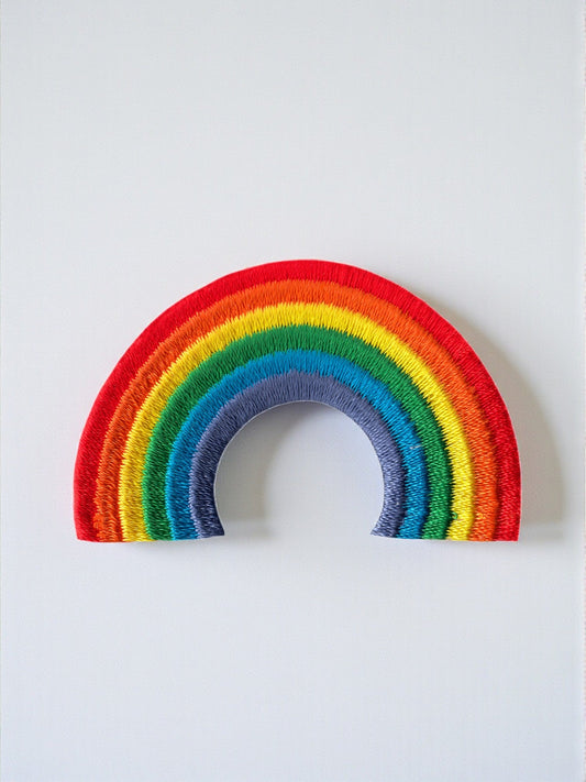 Classic Rainbow Arch Iron On Patch - Wander Together Outfitters