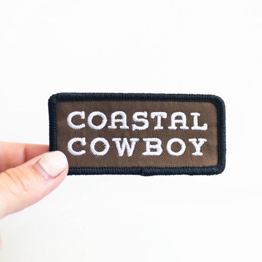"Coastal Cowboy" Embroidered Iron on Patch - Wander Together Outfitters