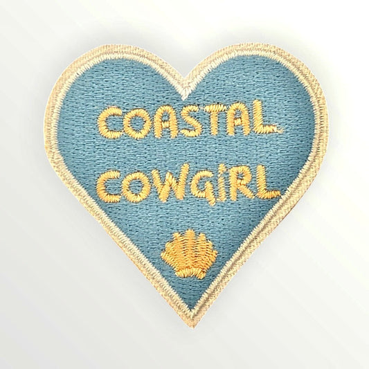 Coastal Cowgirl Heart Iron On Patch - Wander Together Outfitters