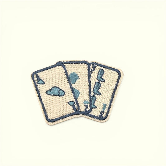 Coastal Cowgirl Playing Cards Iron On Patch - Wander Together Outfitters