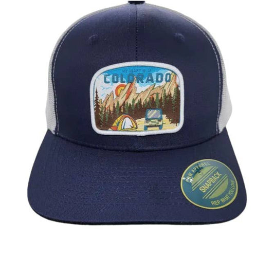 Colorado Trucker Hat with Patch - Wander Together Outfitters