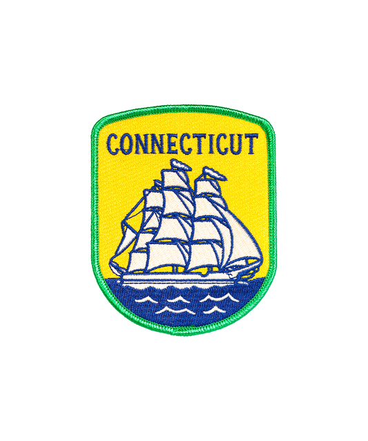 Connecticut Embroidered Patch - Wander Together Outfitters