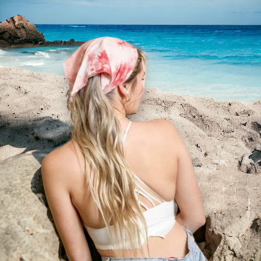 Coral Headscarf Bandana (CLEARANCE) - Wander Together Outfitters