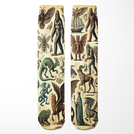 Cryptids and Mythological Creatures Socks - Wander Together Outfitters
