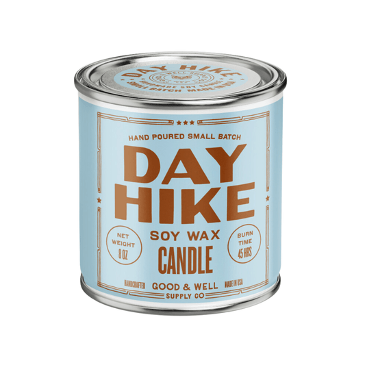 Day Hike Happy Place Candle (Crisp Air, Berries, Spruce, Amber) - Wander Together Outfitters