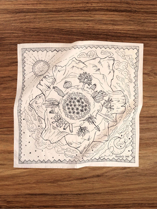 Desert Background Bandana No.68 - Wander Together Outfitters