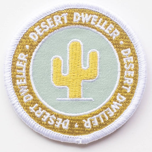 "Desert Dweller" Embroidered Iron on Patch - Wander Together Outfitters