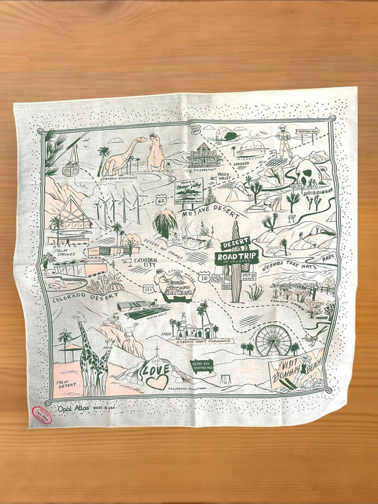 Desert Roadtrip Bandana Palm Springs, Joshua Tree, 29 Palms - Wander Together Outfitters