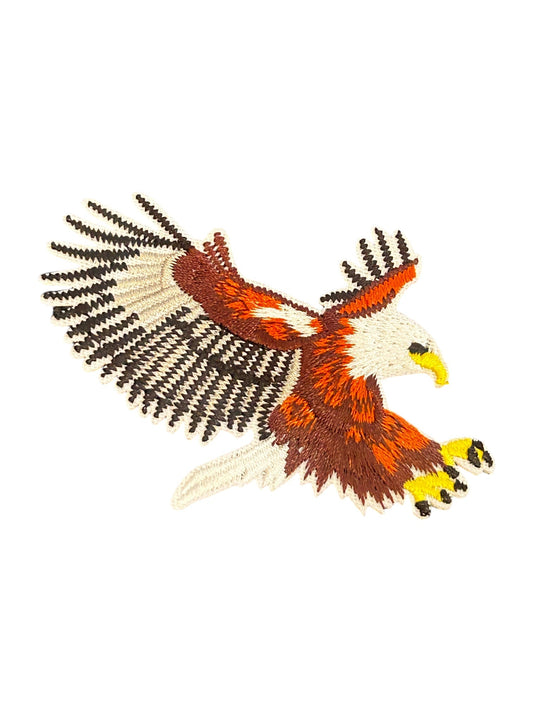 Diving Eagle Iron On Patch - Wander Together Outfitters